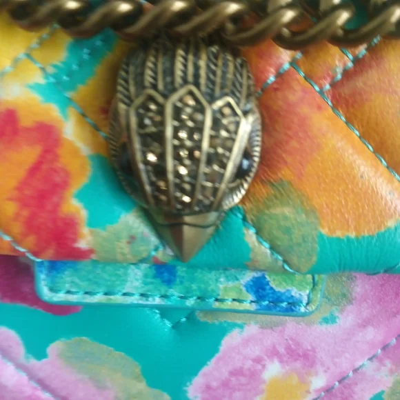 Floral Kurt GeigetQuilted Chain Bag, 100% Authentic In Mint Condition - Picture 2 of 4